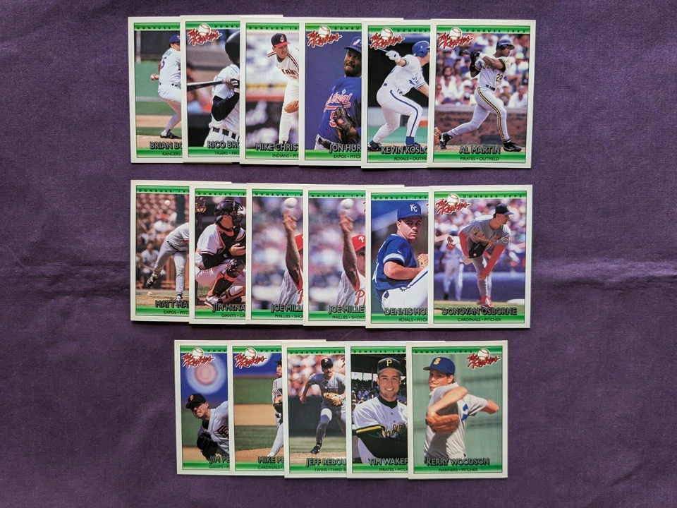1992 Donruss Rookies Baseball - - - Pick A Card - - - Complete a Set - Image 1 of 1