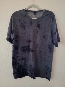 Lululemon Men's Size Large Workout Shirt Gray Camo - Picture 1 of 4
