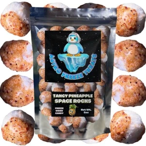 Freeze Dried Candy- Pineapple Tajin Space Rocks- 3oz Bag Variety Crunchy Candy - Picture 1 of 8