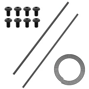 1150 mm RIEL DE PERFIL DE ALUMINIO NEGRO PARA GRABADOR LÁSER NEJE MAX 4 Y 3 MAX V2 DPD - Imagen 1 de 6