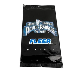 1995 Mighty Morphin Power Rangers MMPR Trading Cards 1 Pack of 6 Cards Neu - Bild 1 von 2