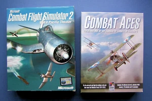 Retro (2000) PC Win95/98/2000/ME Juego CD: Combat Flight Simulator 2 + Combat Aces - Imagen 1 de 10
