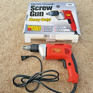 BUFFALO TOOLS HEAVY DUTY ELECTRIC DRYWALL SCREW GUN     NEW - Picture 1 of 4