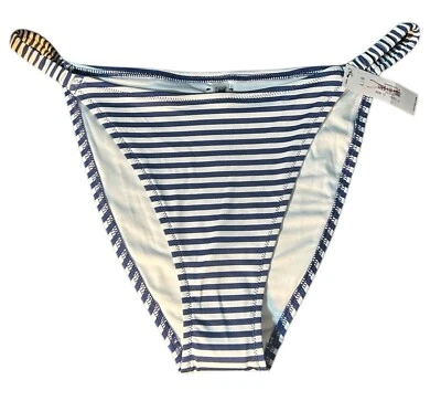 Victoria’s Secret Rosa Azul-Blanco Rayas Bikini Parte Inferior de Natación Talla Grande Nuevo Foto 1 de 2