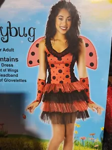 XX 2943 Ladybug Woman Costume By Seasons - Picture 1 of 1