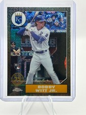 BOBBY WITT JR 2022 TOPPS CHROME 1987 SILVER PACK 108/199 ROOKIE RC #T87C-34 JC
