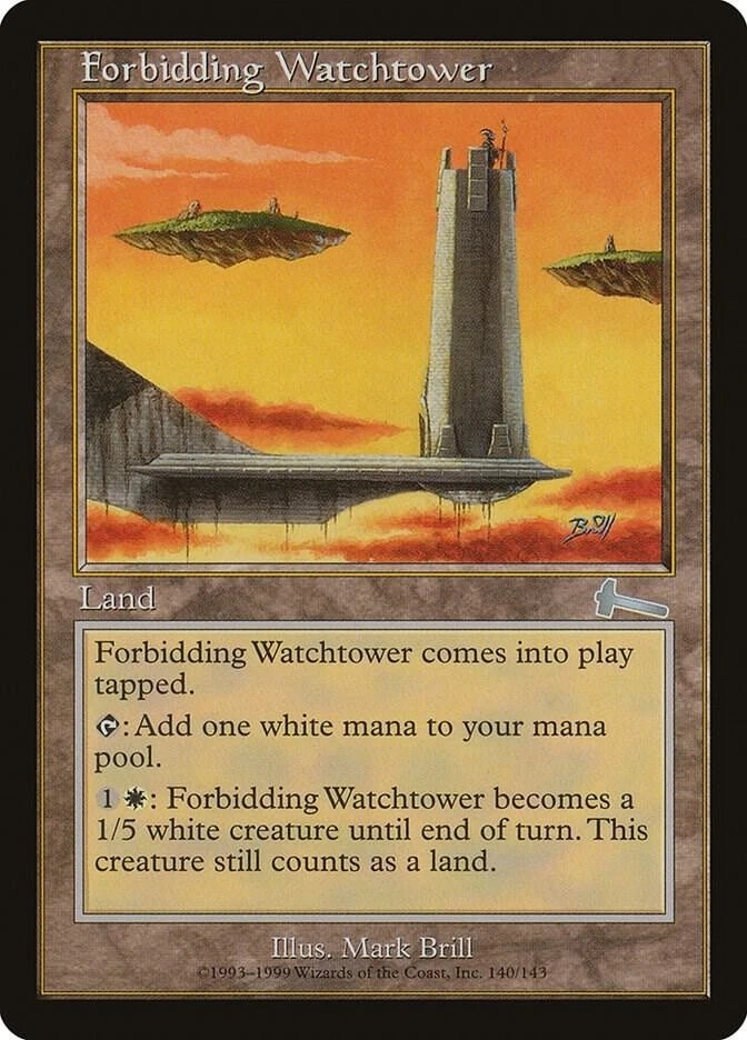 Forbidding Watchtower - Urza's Legacy - Magic The Gathering - MTG - Image 1 of 1