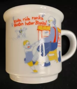 BERGQUIST IMPORTS TAZZA SVEDESE "RIDA, RIDA RANKA" 4 oz - Foto 1 di 4