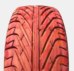 Colored Smoke Drift Burnout Tyre *RED* Colour Gender Reveal Tire ALPHA Racing - Picture 1 of 10