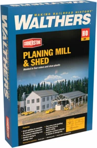 HO Scale Walthers Cornerstone 933-3059 Planing Mill and Shed Building Kit - Picture 1 of 1