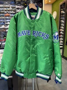 Dallas Mavericks Starter Satin Jacke Herren XL - Bild 1 von 5