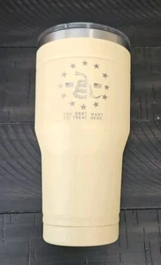 "You Don't Want To Tread Here" Schlange USA American Patriotic Lincoln 30oz Becher - Bild 1 von 5