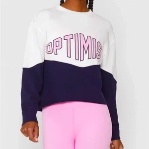 New SPIRITUAL GANGSTER Athleisure Pink Optimist Mazzy Sweatshirt Sz M - Picture 1 of 4