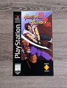 *Sin juego* Battle Arena Toshinden (PlayStation 1 PS1) Manual de caja larga - Auténtico - Imagen 1 de 7