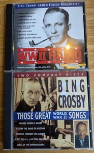 Bing Crosby World War 2 Songs Job Lot 3 X Cds - Picture 1 of 3