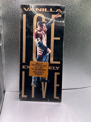 Vanilla Ice Extremely Live  Longbox and Original cd! -Rare!  SEALED CUT Foto 1 de 4