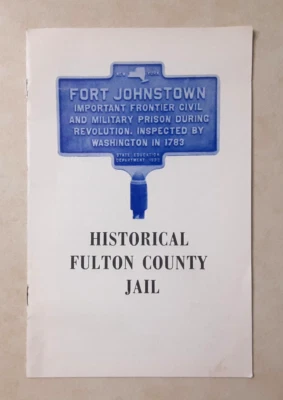 Historical Fulton County Jail Vintage Fort Johnstown NY History 1970s 1972 - Image 1 of 4