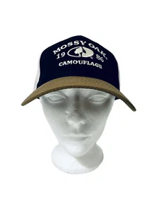 Mossy Oak Hat Cap Hunting 1986 Camouflage Logo Mesh with Snap Back OSFM - NWT - Picture 1 of 7