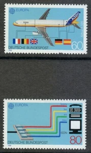 Germany 1988 MNH Mi 1367-1368 Sc 1552-1553 Europa.Airbus 320 & Digital Network** - Picture 1 of 2