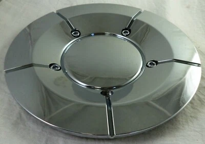 Tapas centrales cromadas personalizadas para ruedas Driv # 9090-76 / S304-02 / 6 Foto 1 de 4