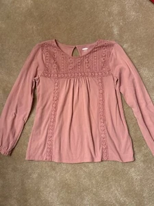 Girls Long Sleeve Top From Old Navy, Size 10/12 - Picture 1 of 2