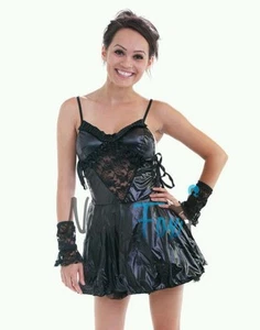 Sexy Black Gothic Lace Fetish Dark Queen Dress Womens Halloween Costume S M - Picture 1 of 4