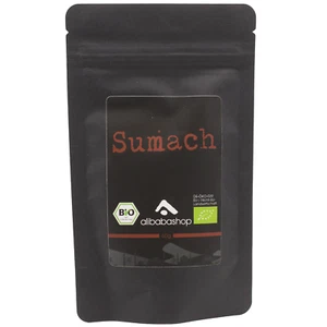 Alibabashop - Bio Sumach - Essigbaumgewürz - Sumac Gewürz aus dem Orient 60 g