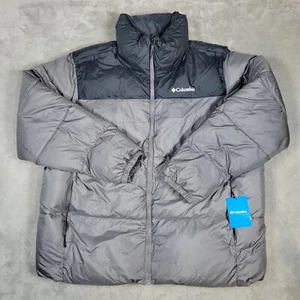 Chaqueta acolchada Columbia para hombre talla XL Puffect II gris negra nueva con etiquetas - Imagen 1 de 8