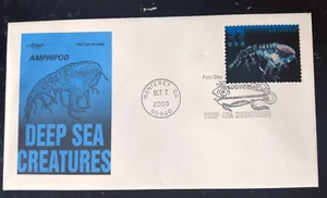 AMPHIPOD  DEEP SEA CREATURES PURPLE 2000 ARTMASTER CACHET FDC UNADDR - Picture 1 of 1