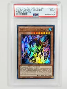 2020 Yu-Gi-Oh Toon Black Luster Soldier 1st Edition PSA 9 MINT TOCH-EN001 - Picture 1 of 12