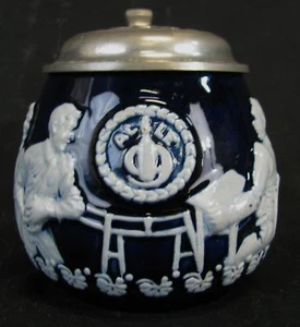 Antique Bowling Stein Hand Painted - Picture 1 of 5