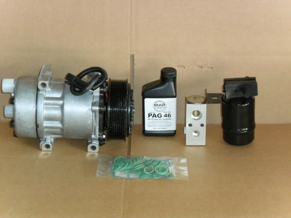 NEW AC COMPRESSOR KIT FITS 1990-1993 DODGE D150, 250, 350 W250, 350 DIESEL - Image 1 of 1