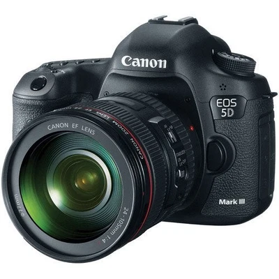 Canon EOS 5D Mark III 22.3 MP Full Frame CMOS Digital SLR Camera +EF 24-105mm f/ - Image 1 of 2