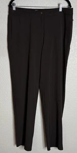 Vintage Chicos Zenergy Damen 2 US Large normale braune Hose Komfort Freizeit - Bild 1 von 12