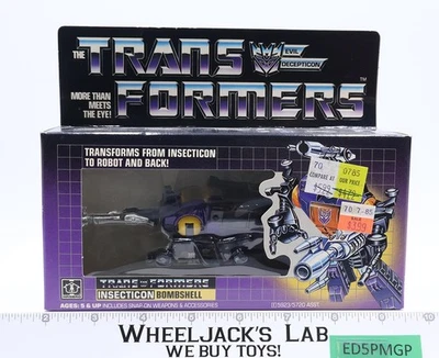 Bombshell G1 Transformers Hasbro Action Figure NEW TAPE SEALED NO COLOR BREAK - Image 1 of 4