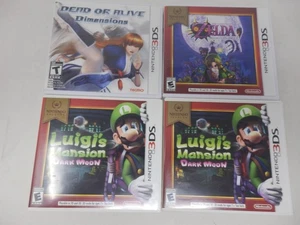 Konvolut 4 Nintendo 3DS Spiele Dead or Alive Luigi's Mansion Dark Moon Zelda Majora - Bild 1 von 7