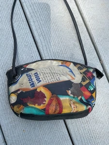 Borsa a tracolla piccola vintage Nicole Miller vodka assoluta 1991 - Foto 1 di 6