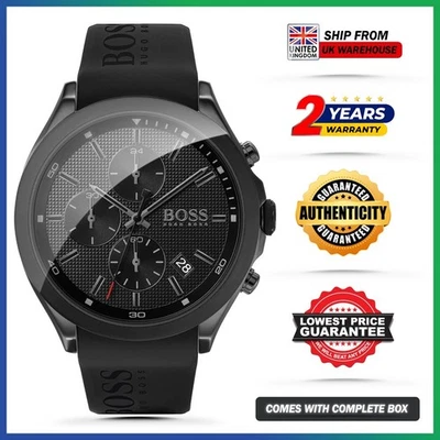 New Genuine HUGO BOSS HB1513720 Velocity Men's Watch Sport Stylish Fashion UK - Image 1 of 4