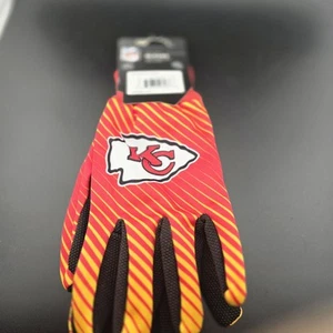 Kansas City Chiefs Football NFL Erwachsene Vollfarbig Sport Utility Arbeit Grip Handschuhe - Bild 1 von 4