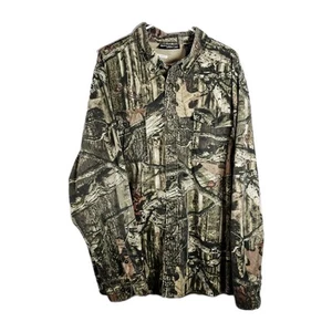 Mossy Oak Break Up Infinity Camouflage Vented Long Sleeve Button Up Shirt 3XL - Picture 1 of 10