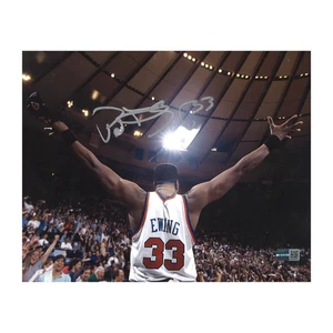 Patrick Ewing New York Knicks handsigniertes signed Arms Out 8x10 Foto (CX Auth) - Bild 1 von 1