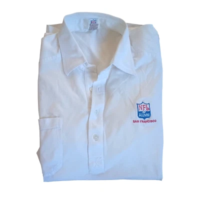 Camisa Polo de Bolsillo del Equipo de San Francisco de Colección Alumnos de la NFL Blanca XL DEFECTOS Foto 1 de 4