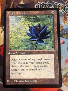 Magic the Gathering Black Lotus - Oversized 6x9 Promo Card in great shape!@!