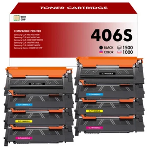 XXL Toner Kompatibel für Samsung CLT-406S Xpress CLX-3305 CLP-365 CLX-3300 C460W - Bild 1 von 8