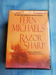 Fern Michaels Razor Sharp Unabridged MP3-CD Audiobook New Brilliance Audio - Imagen 1 de 1