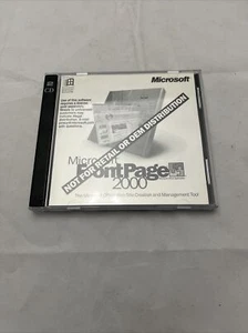 Microsoft Frontpage 2000 - Not for Retail Version Vintage Software for Windows - Picture 1 of 4