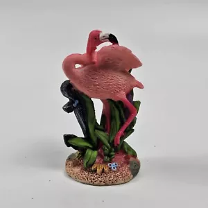 Small Unique Flamingo & Anchor Resin Figurine Statue Collectible Decorative - Picture 1 of 8