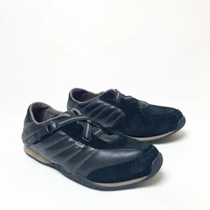 Hush Puppies Women’s Black Suede Leather Upper Slip-on Sneakers Size 8.5 - Picture 1 of 5