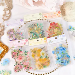 Blume Haustier Aufkleber Scrapbooking Ästhetische Blumen Hand Account Deko D * - Bild 1 von 18