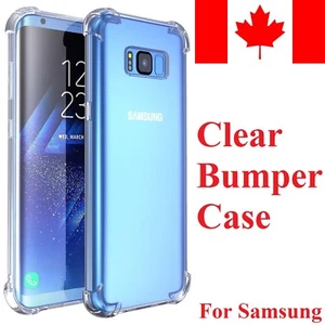 Clear TPU Bumper Case For Samsung Galaxy S24 S23 S22 S21 S20 S10 S9 S8 A5 - Picture 1 of 44